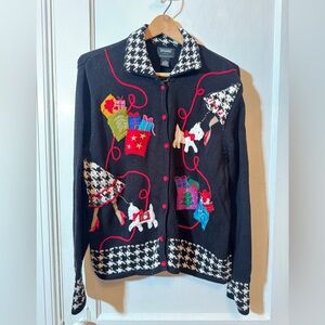 Vintage Holiday Sweater Studio Joy XL 90s Y2K tacky Christmas Womens